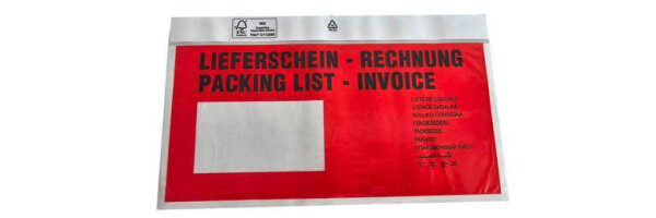 Lieferscheintaschen - Dokumententaschen