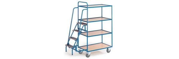 Tischwagen mit Trittstufen
