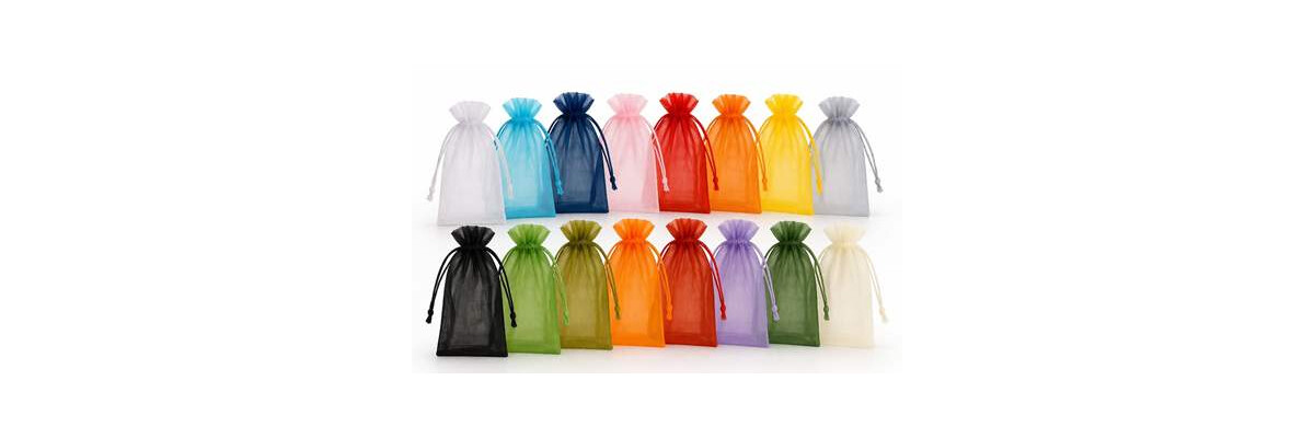Organzabeutel für Kosmetik, Give-aways und kleine Präsente - Organzabeutel für Kosmetik, Give-aways &amp; Präsente