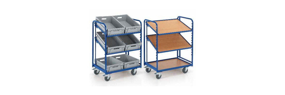 Beistellwagen am Packplatz richtig einsetzen - Beistellwagen am Packplatz richtig einsetzen