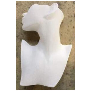 Schmuckbüste Helga 190x260mm gefrostet