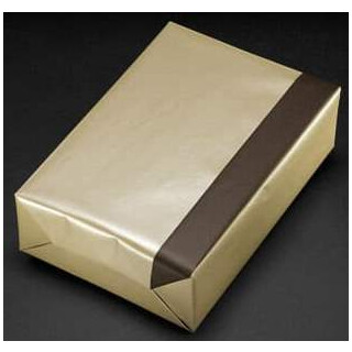 Geschenkpapier 70120 perl-creme-braun