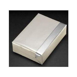 Geschenkpapier Design UNI 70140 perl-weiß-silber