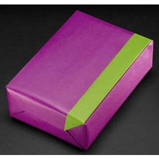 Geschenkpapier Design UNI 60199 violett-grün