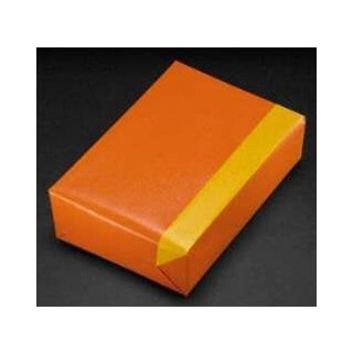 Geschenkpapier Design UNI 60083 orange-gelb