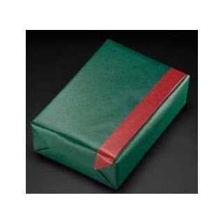 Geschenkpapier Design UNI 60019 grün-rot