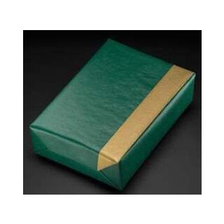 Geschenkpapier Design UNI 60049 grün-gold