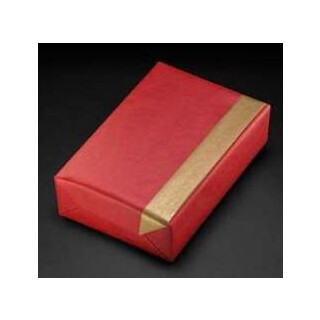 Geschenkpapier Design UNI 60052 rot-gold