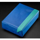 Geschenkpapier Design UNI 60160 blau-jade