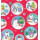 Geschenkpapier Weihnachten 90160 Snow World rot