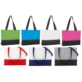 Tragetasche PP 38x29+10cm mit Seiten- & Bodenfalte