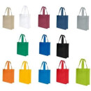 Tragetasche Nizza PP 23x25+10cm mit Seiten- & Bodenfalte