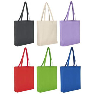 Baumwollbeutel Big Shopper 38x42+10cm mit Boden- und Seitenfalte