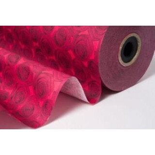 Blumenseidenpapier g05 Rosen schwarz-rot