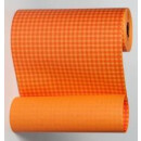 Blumenmanschettenpapier m41 kariert orange