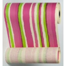 Manschettenpapier m47 Streifen pink-maigrün