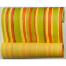 Manschettenpapier mit Streifen-Motiv gelb-maigrün