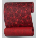 Manschettenpapier m72 Rosenmotiv rot