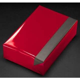 Geschenkpapier 70210 rot-grau