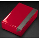 Geschenkpapier Design UNI 70210 rot-grau