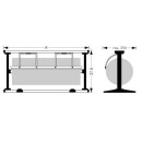 Tischabroller Standard für 75cm Rolle -...