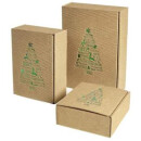 Pr&auml;sentkarton Weihnachtsbaum 150x140x55mm