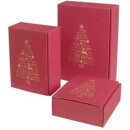 Pr&auml;sentkarton Weihnachtsbaum 200x140x70mm