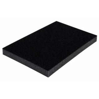 Schaumstoffplatten 1000x720mm Flockschaum - Schaumstoffeinlagen