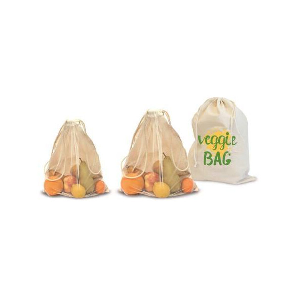Obst und Gemusebeutel Veggie Bags Baumwollbeutel
