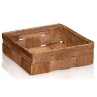 Holzspankorb für Flaschen & Präsente