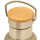 Edelstahl Trinkflasche mit Bambusdeckel 500ml