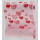 Manschettenpapier m130 Herzen rosa-rot