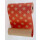 Manschettenpapier m228 Shabby Stars rot auf braun