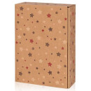 Geschenkkarton Christmas Stars 360x250x90mm
