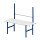 Achse zwischen den Holmen, rund, 20x1mm / 1425mm lang System Basic 700140