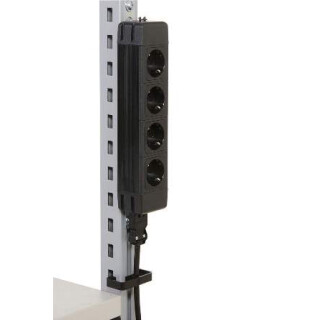 Steckdose 61x45x304mm 2074 4-fach - System 2000