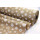 Blumenseidenpapier g554 Tupfen weiß - braun velin
