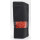 Doypack Kraftpapier schwarz mit Fensterstreifen