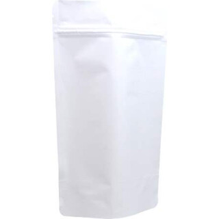 Doypack - Standodenbeutel Kraftpapier weiß