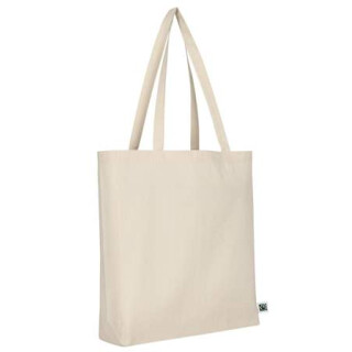 Baumwollbeutel Fairtrade Big Shopper 38x42+10cm mit Boden- und Seitenfalte