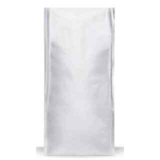 Standbodenbeutel Kaffeebeutel mit K-Siegelung Quad-Bags silber