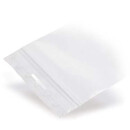 LDPE-Druckverschlussbeutel 50my mit Eurolochstanzung