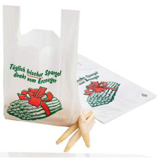 HDPE-Hemdchentragetaschen 280+140x450mm Spargel (2.000 Stück)
