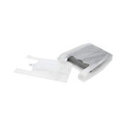 HDPE-Hemdchentragetaschen weiß geblockt