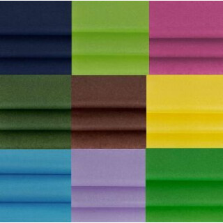 Seidenpapier 50x75cm Uni Vollltonfarben