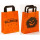 Papiertragetaschen Helloween mit Flachhenkel