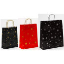 Weihnachtstüten Sterne – Papiertragetaschen...