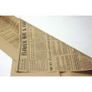 Transmatt Folie Paperlook Newsexpress 57x57cm natur-schwarz