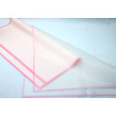 Transmatt Folie Paperlook Uni rosa mit rosa Rahmen 1 Pack...