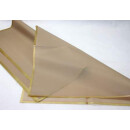 Transmatt Folie Paperlook Uni mocca mit Goldrahmen 1 Pack...